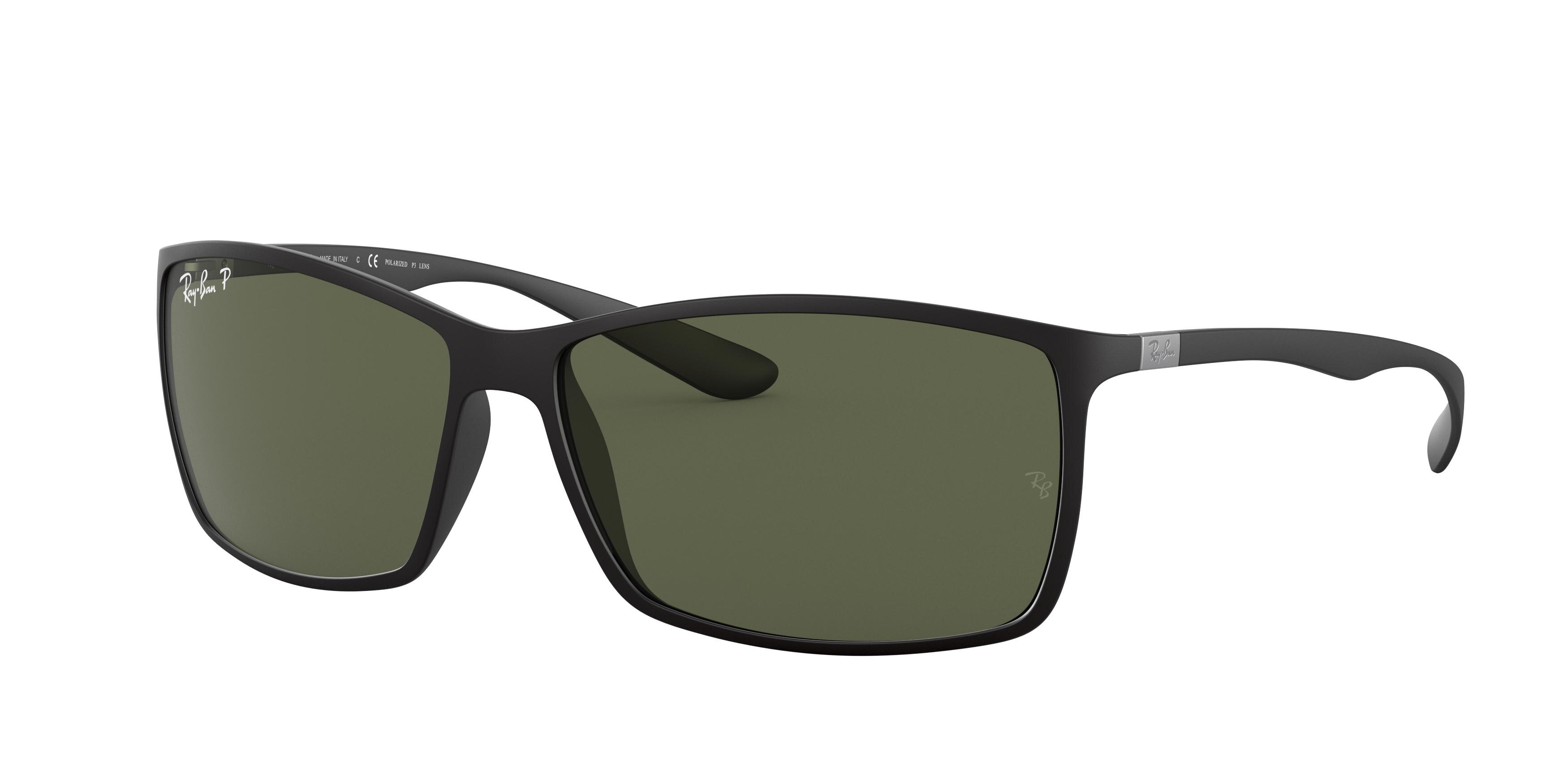 Ray - Ban Herren RB4179 Liteforce 601S9A Sonnenbrillen Injiziert Schwarz G15 Quadratisch Polarisiert-image